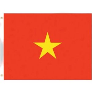 Commercial Grade- Valley Forge FLAG OF VIETNAM 3'x5' Nylon USA Made! Perma-Nyl